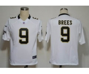 nike nfl jerseys new orleans saints #9 brees white[game]