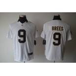 nike nfl jerseys new orleans saints #9 brees white[nike limited]