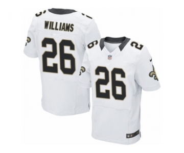 Men Nike New Orleans Saints #26 P. J. Williams Elite White NFL Jersey