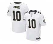 Men's Nike New Orleans Saints #10 Chase Daniel Elite White NFL Jersey