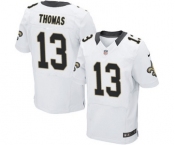 Men's Nike New Orleans Saints #13 Michael Thomas Elite White NFL Jersey