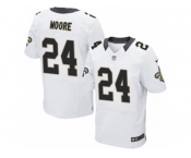 Men's Nike New Orleans Saints #24 Sterling Moore Elite White NFL Jersey