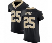 Men's Nike New Orleans Saints #25 Eli Apple Black Team Color Vapor Untouchable Elite Player NFL Jersey