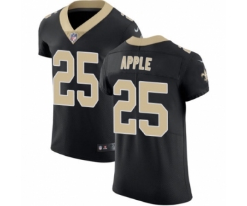 Men's Nike New Orleans Saints #25 Eli Apple Black Team Color Vapor Untouchable Elite Player NFL Jersey