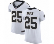 Men's Nike New Orleans Saints #25 Eli Apple White Vapor Untouchable Elite Player NFL Jersey