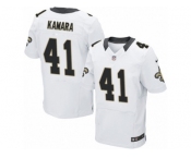 Men's Nike New Orleans Saints #41 Alvin Kamara Elite White NFL Jersey