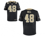 Men's Nike New Orleans Saints #48 Vonn Bell Elite Black Team Color NFL Jersey