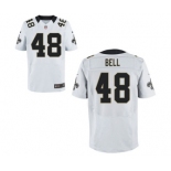 Men's Nike New Orleans Saints #48 Vonn Bell Elite White NFL Jersey