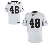 Men's Nike New Orleans Saints #48 Vonn Bell Elite White NFL Jersey