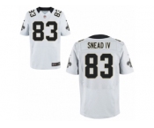 Men's Nike New Orleans Saints #83 Willie Snead IV Elite White NFL Jersey