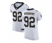 Nike New Orleans Saints #92 Marcus Davenport White Men Stitched NFL Vapor Untouchable Elite Jersey