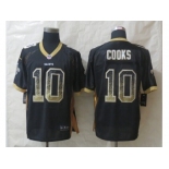 nike new orleans saints #10 cooks black [Elite USA flag fashion]