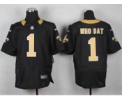 nike nfl jerseys new orleans saints #1 whodat black[Elite]