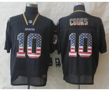 nike nfl jerseys new orleans saints #10 cooks black[Elite USA flag fashion][cooks]