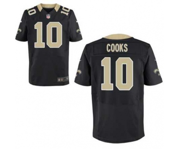 nike nfl jerseys new orleans saints #10 cooks black[Elite][cooks]