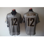 nike nfl jerseys new orleans saints #12 colston grey[Elite shadow]