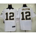 nike nfl jerseys new orleans saints #12 colston white[elite]