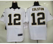 nike nfl jerseys new orleans saints #12 colston white[elite]