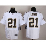 nike nfl jerseys new orleans saints #21 lewis white[Elite][lewis]