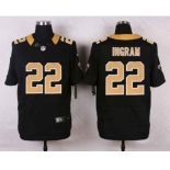 nike nfl jerseys new orleans saints #22 ingram black[Elite][ingram]