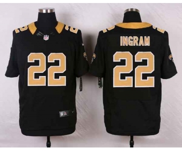 nike nfl jerseys new orleans saints #22 ingram black[Elite][ingram]