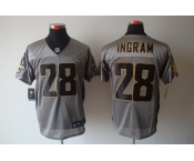 nike nfl jerseys new orleans saints #28 ingram grey[Elite shadow]