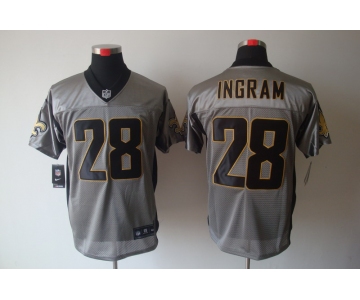 nike nfl jerseys new orleans saints #28 ingram grey[Elite shadow]