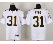 nike nfl jerseys new orleans saints #31 byrd white[Elite]