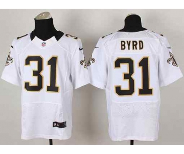 nike nfl jerseys new orleans saints #31 byrd white[Elite]