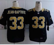 nike nfl jerseys new orleans saints #33 jean-baptiste black[Elite][jean-baptiste]