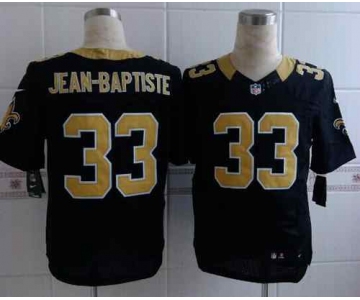 nike nfl jerseys new orleans saints #33 jean-baptiste black[Elite][jean-baptiste]