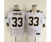 nike nfl jerseys new orleans saints #33 sanford white[Elite][sanford]