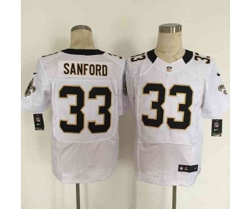 nike nfl jerseys new orleans saints #33 sanford white[Elite][sanford]