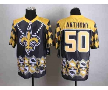 nike nfl jerseys new orleans saints #50 anthony noble fashion[2015 Elite]