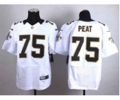 nike nfl jerseys new orleans saints #75 peat white[Elite]