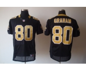 nike nfl jerseys new orleans saints #80 graham black[elite]