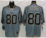 nike nfl jerseys new orleans saints #80 graham grey[Elite lights out]