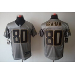 nike nfl jerseys new orleans saints #80 graham grey[Elite shadow]