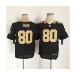 nike nfl jerseys new orleans saints #80 tabb black[Elite][tabb]