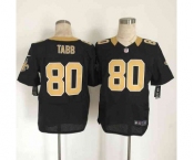 nike nfl jerseys new orleans saints #80 tabb black[Elite][tabb]