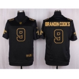 nike nfl jerseys new orleans saints #9 brandincooks black gold collection[Elite][brandincooks]