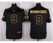 nike nfl jerseys new orleans saints #9 brandincooks black gold collection[Elite][brandincooks]