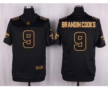 nike nfl jerseys new orleans saints #9 brandincooks black gold collection[Elite][brandincooks]