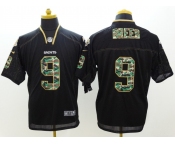 nike nfl jerseys new orleans saints #9 brees black[Elite Camo Fashion]