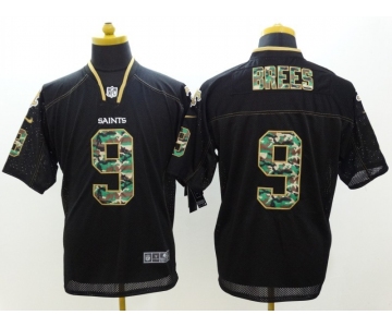 nike nfl jerseys new orleans saints #9 brees black[Elite Camo Fashion]