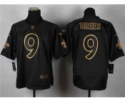 nike nfl jerseys new orleans saints #9 brees black[Elite gold lettering fashion]