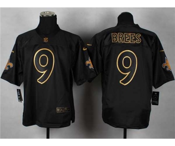 nike nfl jerseys new orleans saints #9 brees black[Elite gold lettering fashion]