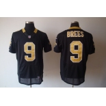 nike nfl jerseys new orleans saints #9 brees black[elite]