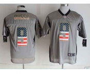 nike nfl jerseys new orleans saints #9 brees grey[Elite USA flag fashion shadow]