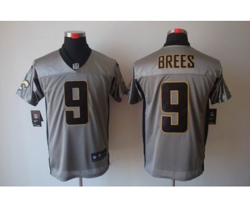 nike nfl jerseys new orleans saints #9 brees grey[Elite shadow]